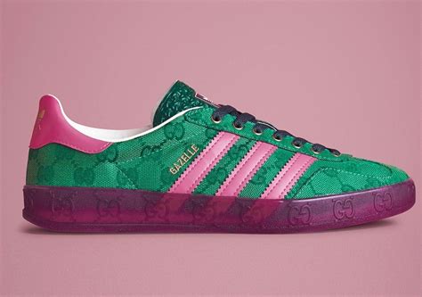 adidas gazelle gucci verde|adidas x gucci donna.